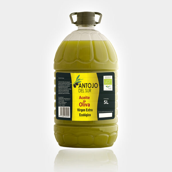 aceite de oliva extra virgen ecológico garrafa 5 litros